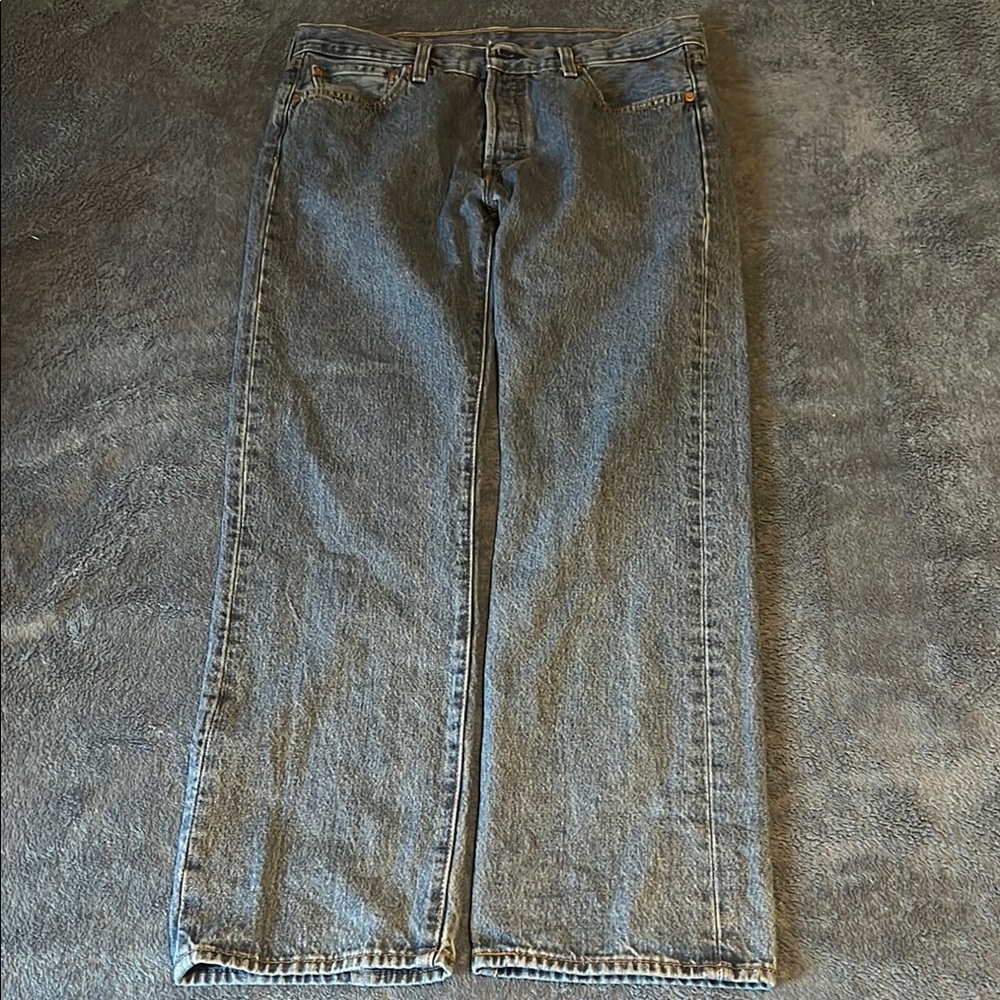 LEVI 501 34x32 | Levi's Blue Straight Jeans Classic Denim